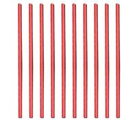 Car Auto Air Conditioner Vent Outlet Trim Strip Reusable 10PCS PVC | Dashboard Air Conditioning Vents for Most Outlets Car Interior Accessories red