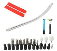 Car Auto Dent Removal, Car Front Fender Dings Remover | Big Size Curved Rod, Damage Puller Bow Crowfoot Tools Hook Rods Kit for Car Body Dent Mudguard Repair
