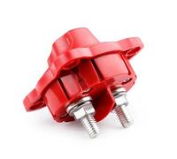 Car Auto RV Marine Boat 12V-48V 100A-300A Single Circuit Battery Selector Isolator Disconnect Rotary Switch Cut 1Pcs(Red)