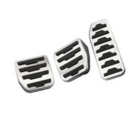 Car Auto Vehicle Pedal Foot Treadle For Range For Rover For Evoque For Land For For Discovery For Jaguar For E-Pace Steel Footrest Gas Brake Pedal Covers(MT 3 pcs)