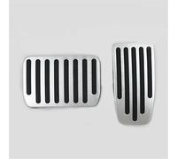 Car Auto Vehicle Pedal Foot Treadle For Tesla For Model 3 2017-2019 Pedals 2Pcs Aluminum Alloy Steel Car Pedal Pads Cover AT(2pcs)