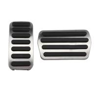 Car Auto Vehicle Pedal Foot Treadle For Volvo For C70 For S40 2013-2018 Stainless Steel AT MT Car Pedals Accelerator Fuel Gas Brake Pedal Pad Cover Non Slip(AT)