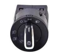 Car Automatic Headlight Switch For Sharan 2001 2002 2003 2004 2005 2006 2007 2008 2009 2010 Car Headlight Control Switch Adjustment Button 17Pins OEM:6RD941531G Headlamp Switch Knob