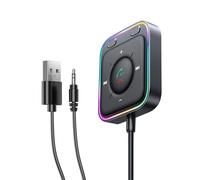 Car Aux - Plug and Play Receiver - Aux Receiver with Cable,for Daily Commute Sound System Road Trip Car Stereo Personal Vehicle Truck