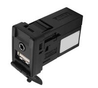 Car AUX USB Audio Adapter, For Rav4, For Avalon 2013 2014 2015 2016 2017 AUX USB Port Adapter Jack 861900R010
