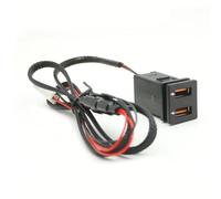 Car AUX USB Interface Socket USB Port Centre Console, For RAV4 2021, For QC3.0 Auto Adapter Button