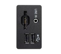 Car AUX USB Socket Connector, For C-Max 2015 2016 2017 2018 2019 2020 2021 2022 2023 2024 AUX Interface USB Socket Connector F1CT14F014AA