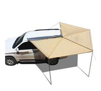 Car Awning,270° Sector Vehicle Awning,Pull-Out Car Side Awning,420D Oxford Cloth Waterproof,with Storage Bag,Convenient Storage,for Outdoor Activities