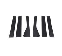 Car B-Pillar Trim Covers for Ford Bronco Sport 2nd Generation 2021-2023, Window Pillar Stickers Black Gloss Vinyl Exterior Side Door Protection Adhesive Film