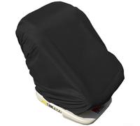 Car Baby Chair ive Cover, Dustproof Moisture Resistant Sunshade for Car Seats, Fit with Elastic Straps for Child Safety Seats(Black)