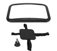 Car Baby Mirror for Back Seat - 360° Rotatable Shatterproof Acrylic Rear Facing Infant Viewing Mirror with Heavy Duty Straps for Cars, Trucks, and SUVs