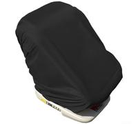 Car Baby Seat Cover Protector, Moisture Resistant Sunshade Shield, Fit Elastic Oxford Cloth for Infant Chair(Black)