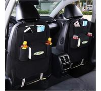 Car Back Bag Proof Easy Convenient Practical Car Back Car Storage Bag Pink Back Storage Bag Block Exit Interfere with Entry That a Belongings Without Hassle (Black)