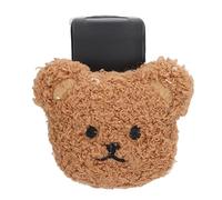 Car Back Headrest Hook Car Back Hook Cute Car Hook, Portable Cute Plush Bear Decor Car Hook Bear Car Hook for Bottle Bib Baby Supplies Bodysuits (Brown Bear)