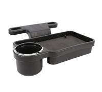 Car Back Seat Organizer Folding Black Cup Holder Portable Rear Seat Table Tray Headrest Food Tray for Car