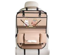 Car Back Seat Organizer | Multifunctional Foldable Waterproof Holder with Tray | Seat Back Organizer | for Trunk Travel Road Camping Truck SUV Rear Passenger