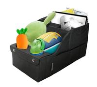 Car Back Seat Organizer | Passenger Seat Organizer - Car Seat Organizer with 4 Storage Compartments and 2 Cup Holders for Kids on the Go