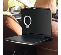 Car Back Seat Tray - Laptop Desk with Hidden Cup Holder for Dining, Writing & Work on the Go - Portable Car Organizer for Travel & Road Trips