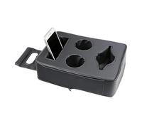 Car Backseat Organizer - 53cm PU Leather Cup Holders Tray, Bottle Storage Racks Systems | Multi Pocket Drink Holders For Road Trip Campings Fishing Picnic Daily Commuting Use