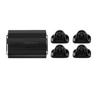 Car Backup Camera 360° Around View Surround Camera Car System Panorama Bird's Eye View Seamless 3D 1080P Recorr Bus Truck RV Motorhome(A)