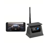 Car Backup Camera 5G WiFi HD With Solar Panel 100M Magnetic Hitch Wireless Backup Camera Bus Van Truck RV Car DVR Front Rear View Reversing Camera Kit