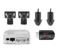 Car Backup Camera Car 3D 360 Degree View Panoramic System Camera Parking Omnidirectional Monitor Video Recorder DVR Car Camera(3DP-1 with 64G USB)