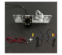 Car Backup Camera HD Wireless Car CCD Rear Camera Fisheye 4 8 12 Led Dynamic Night Vision For Chevrolet For Cruze For Sail For Captiva For Epica For Lova Reversing Camera Kit(8 led wireless kit)