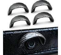 Car Backup Camera Rain Shield Waterproof Rear View Camera Cover (4pcs) | Protective Camera Cover Improves Rear Camera Visibility During Driving, Commuting And Outdoor Weather Conditions