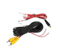 Car Backup Camera Reverse Camera Video Cable Replacement for Car Rear View Parking Universal 6M Wire Match With Multimedia Monitor With Power Cable 18.5mm Saw(18.5mm Saw)