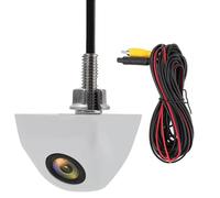 Car Backup Camera Reversing 12V Car Rear View Camera PDC Parking Assist Backup Reversing Lens Video Night Vision 120 Degree Universal(White)