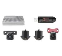 Car Backup Camera Universal 360 Degrees Panoramic All Around View Camera Car View System Parking Monitor 1080P 307 WDR Reversing Camera(360 with 32G USB)