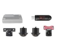 Car Backup Camera Universal 360 Degrees Panoramic All Around View Camera Car View System Parking Monitor 1080P 307 WDR Reversing Camera(360 with 128G USB)