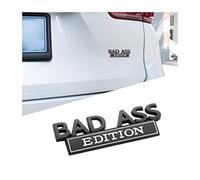 Car Bad Ass Edition Emblem, 3D Fender Badge Decal Car Sticker with 3M Adhesive, Auto Accessories for Tailgate Front Grille Hood Trunk, Car Replacement Compatible with Motorcycle SUV Truck