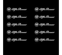 Car Badges for Alfa Romeo Giulietta Giulia GT Mito Brera F1 Stelvio, Replace Emblem Logo Sticker Car Emblem Badge 3D Decoration Sticker for Bonnet Front and Rear and Trunk Logo