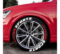 Car Badges for Audi Q3 Sportback F3 2019-2025,Replace Emblem Logo Sticker Car Emblem Badge 3D Decoration Sticker for Bonnet Front and Rear and Trunk Logo,Red