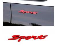 Car Badges for BMW 3er E46 Limousine 4 Tür 320i 350i 2002-2005,Replace Emblem Logo Sticker Car Emblem Badge 3D Decoration Sticker for Bonnet Front and Rear and Trunk Logo,Red