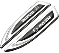 Car Badges for Mazda 6 3 5 2 CX5 CX7 Demio Axela RX8 MX30 CX30, Car Steering Wheel Logo Decal Sticker Bonnet Front and Rear Logo Cover Decoration,B
