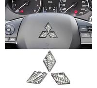 Car Badges for Mitsubishi L200 5(V) Double Cab 2015-2018,Replace Emblem Logo Sticker Car Emblem Badge 3D Decoration Sticker for Bonnet Front and Rear and Trunk Logo,Grey-