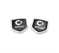 Car Badges for Smart Fortwo Forfour 453 451, Exquisite Car Stickers Emblem Badge Decal Logo Automobiles Logo 3D Decoration Sticker