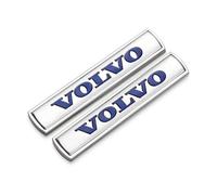 Car Badges for Volvo V40,Replace Emblem Logo Sticker Car Emblem Badge 3D Decoration Sticker for Bonnet Front and Rear and Trunk Logo,Silver