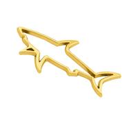 Car Badges | Funny Shark Car Stickers - Marine Animals Side Label Hollow Metal Weather Resistant