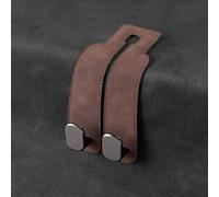 Car Bag Hook for Peugeot 108 Hatch Hatchback 2014-2024, Car Seat Headrest Hook Seat Back Storage Hook Portable Multifunctional Organizer Car Accessories, 2pcs Brown