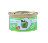 Car Balm Air Freshener, Solid Perfumes for Car,Automatic Odor Eliminator - Home Wooden Block Tin Air Freshener Balm with Lasting Effect