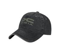 Car Baseball Caps for Dacia, Car Fans Team Cap Embroidered Baseball Cap Hat Adjustable Unisex Accessory,A-Black