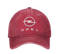 Car Baseball Hats for Opel Adam Antara Astra J K L Combo Corsa D E F Crossland X, Male and Female Adjustable Baseball Caps All Seasons Travel Hats, red