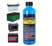 Car Battery Additive - 500ml Reconditioning Fluid, Powerful Restoration Solution, Voltage Enhancer Power Cell Repair treatments, Battery Life Extender | Indoor Outdoor Garage Use for Automotive