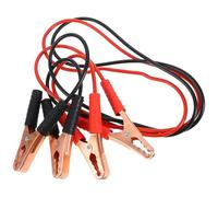 Car Battery Booster Cable 1 Pair Black Plastic Copper Ignition Wire | Car Battery Cables, 500a Emergency Jump Leads for Car Starting, Tough Booster Jumper Cable