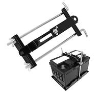 Car Battery Bracket Adjustable, Car Battery Clamp Bracket, Qiilu Universal Adjustable Crossbar Battary Hold Down Bracket Holder for Car SUV