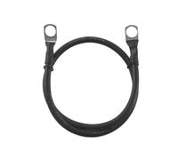 Car Battery Cable Silicone Wire With Lug Ring M6 M8 M10 Terminal Cable Black Red Wire 8AWG 6AWG 4AWG 0AWG For Inverter Battery(Black,M8-M8_8 AWG - 8.3MM2_50CM-1.64FT)