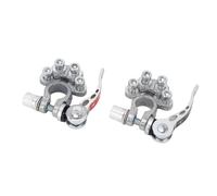 Car Battery Cable Terminals, 2 Post Type A Battery Terminal Connector Low Transmission Loss Replacement Corrosion Resistant for ATV